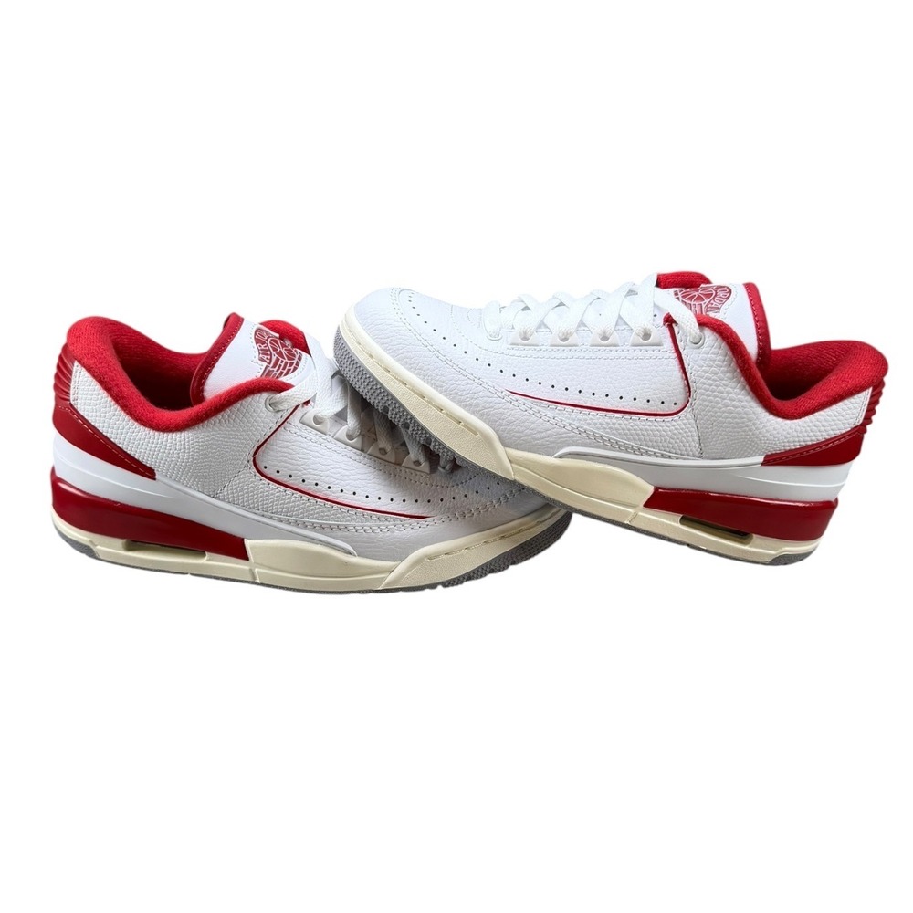 Air Jordan 2/3 Low GS 6Y Womens 7.5 White Varsity Red FD0384-161 Sneakers